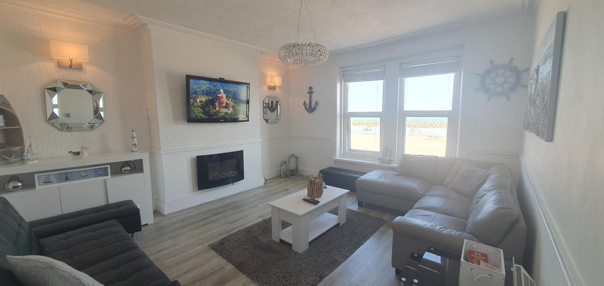 Appartamento 3 Harbour Views Rhôs-on-Sea Esterno foto